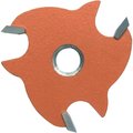 Cmt 3-Wing Slot Cutter with 45-Degree Bore, 5/32-Inch Cutting Length, 5/16-Inch Bore 823.340.11